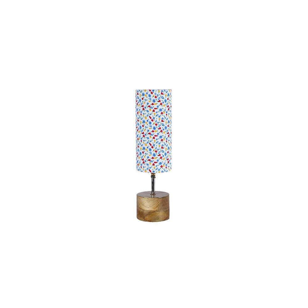 Arabella Multicolor cotton & solid wood table lamp