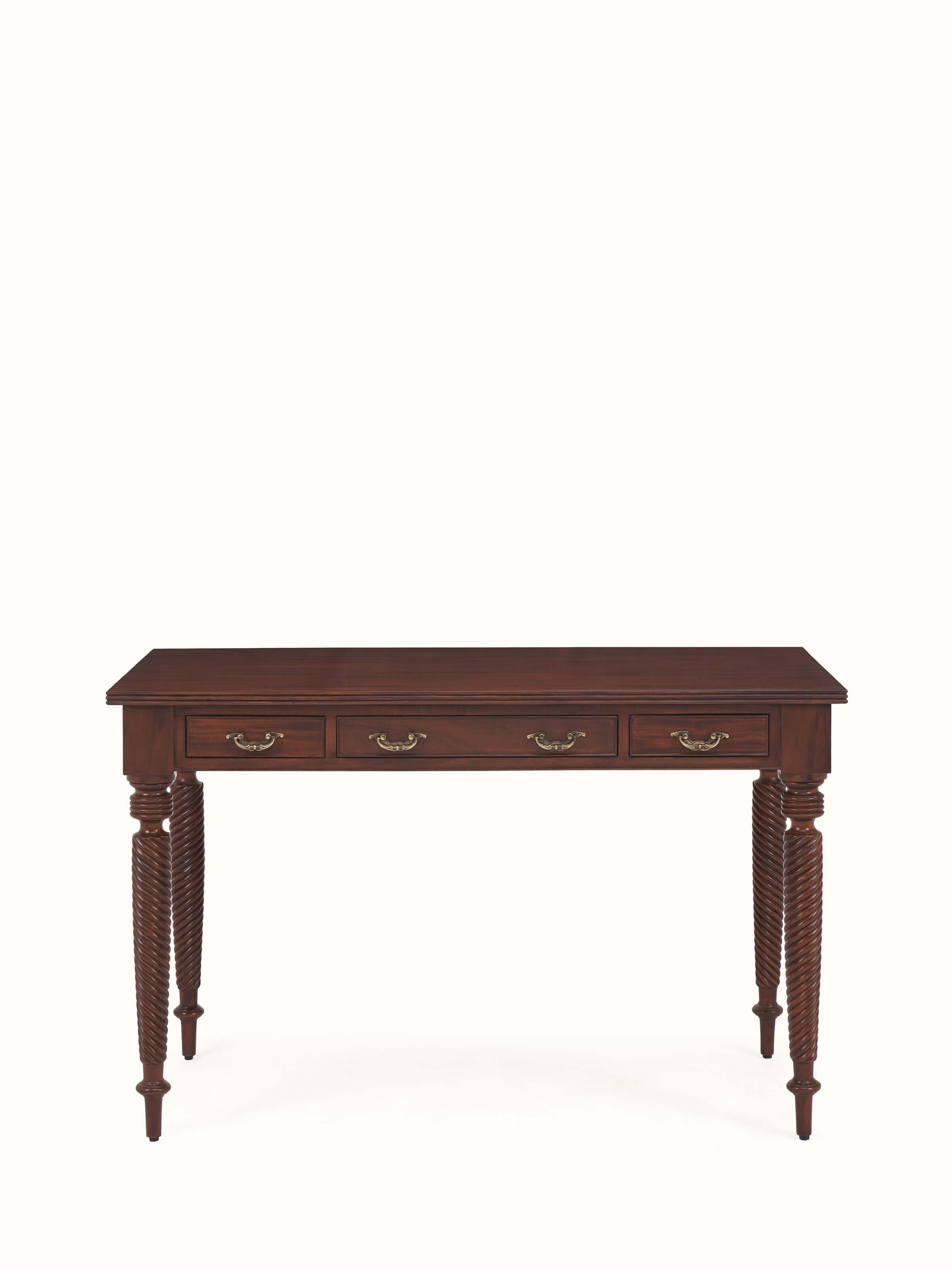 Mahagony Wood Study Table (3 Drawers)