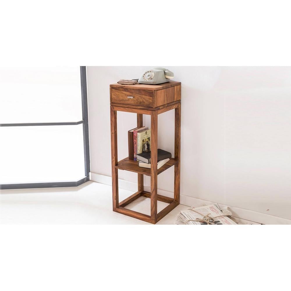 Wanetta Solid Wood Side Table