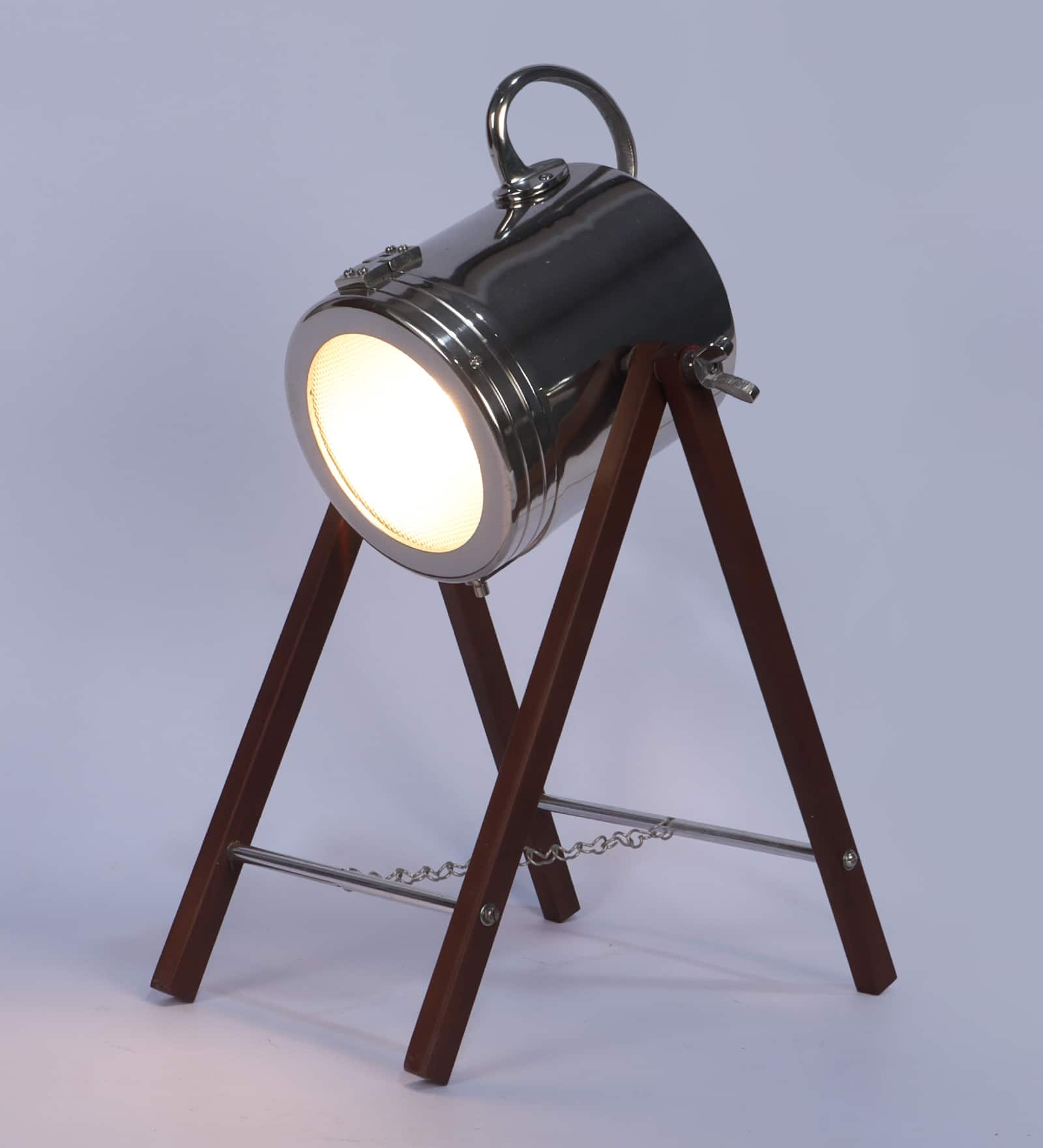 Belfast Study Lamp in Nickle Nickle Shade - Pristine Interiors