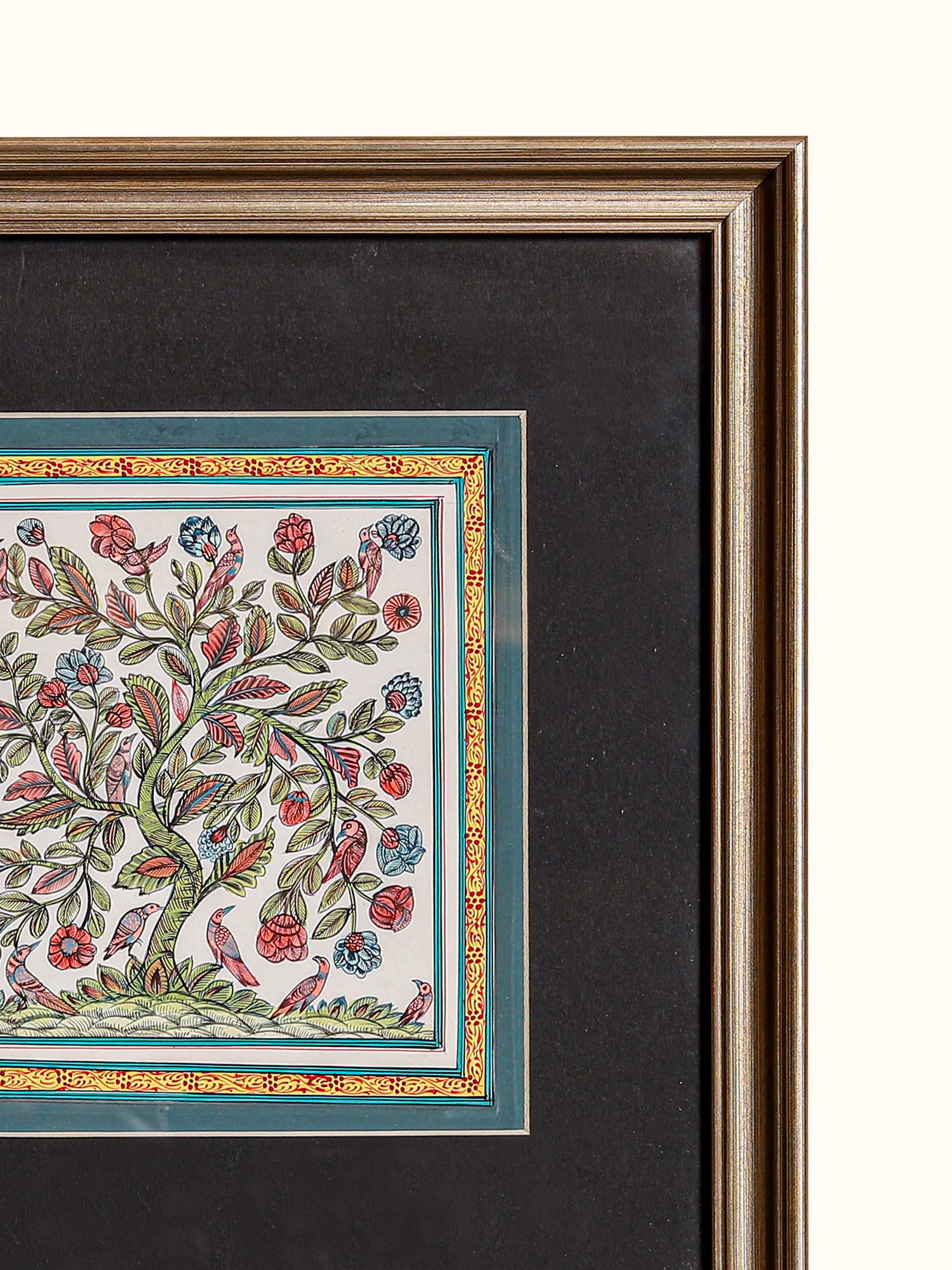 Tree with Birds Miniature Painting