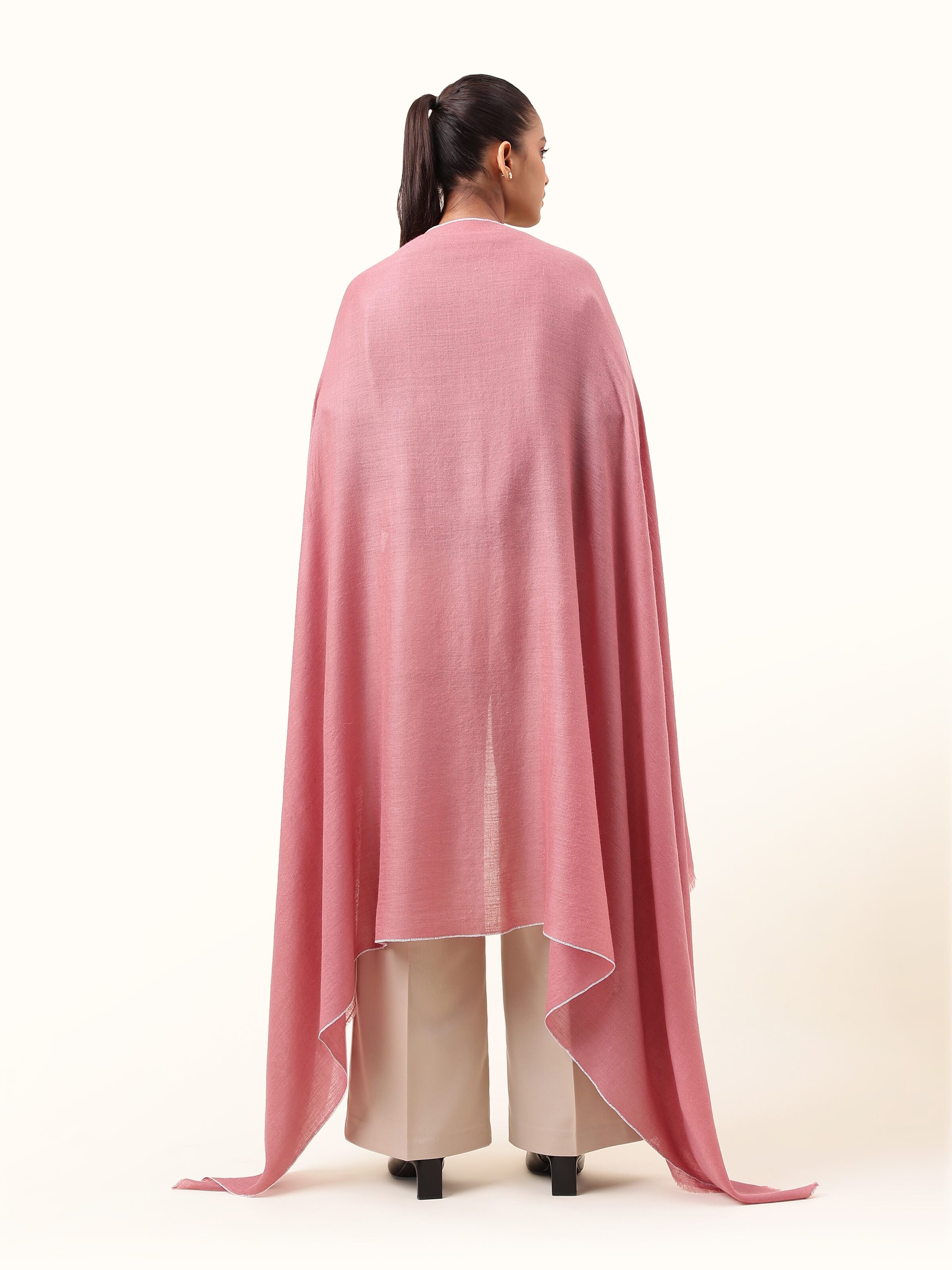 Peach Pashmina Shawl