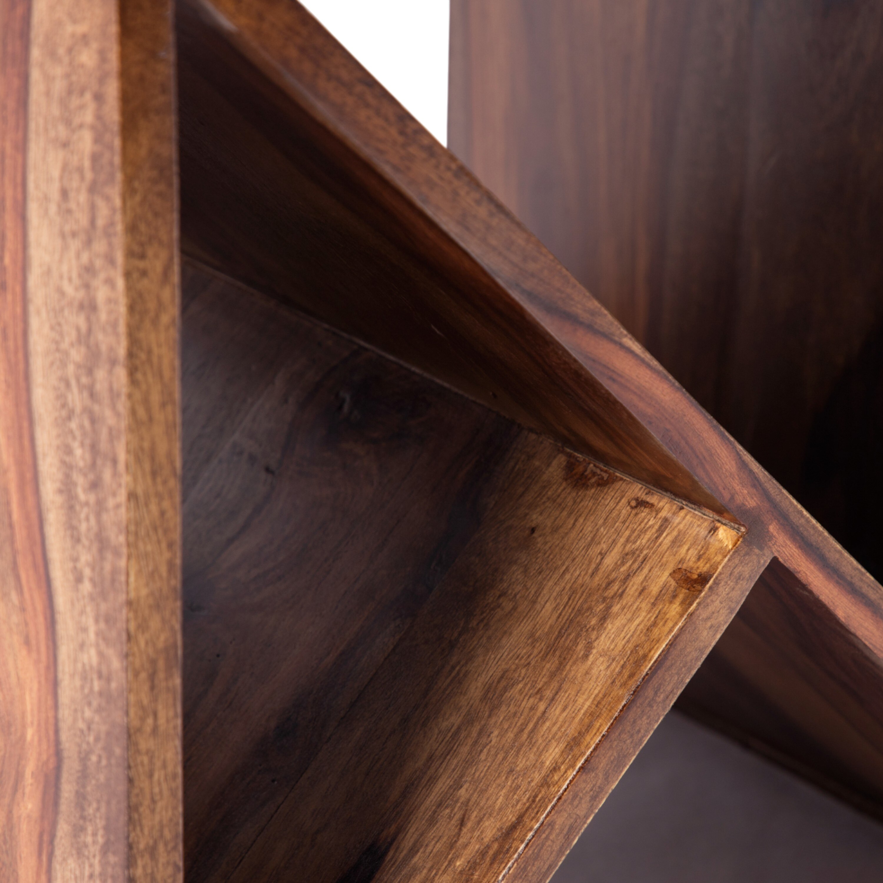 Noah Side Table - Teak Finish