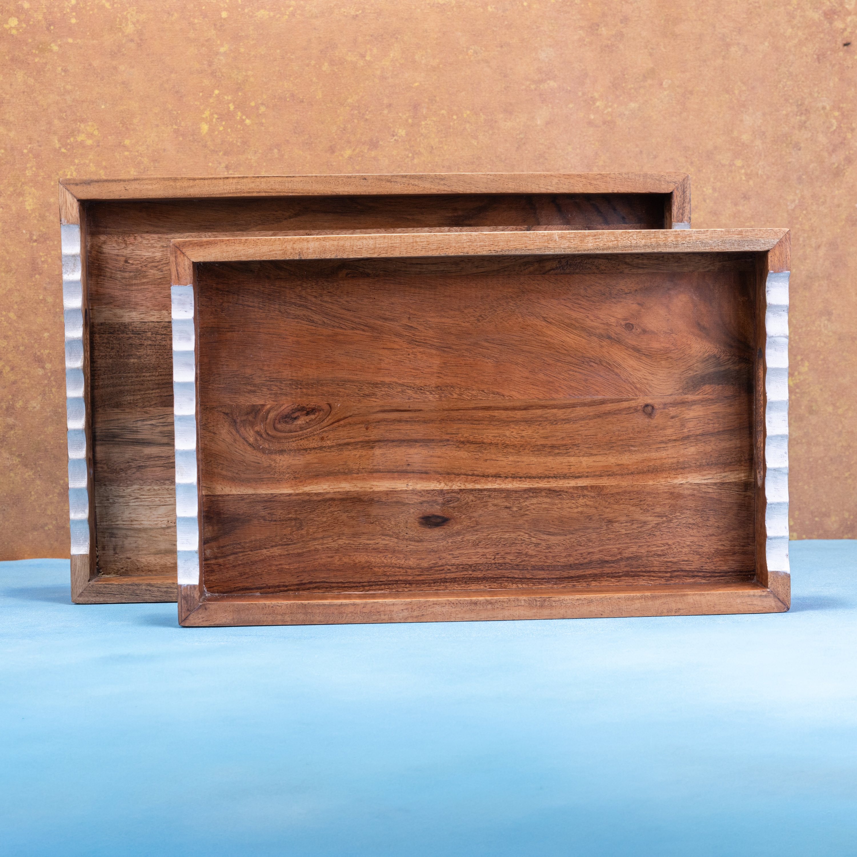 Ireka Home Prasadh Wooden Serving Tray – Small