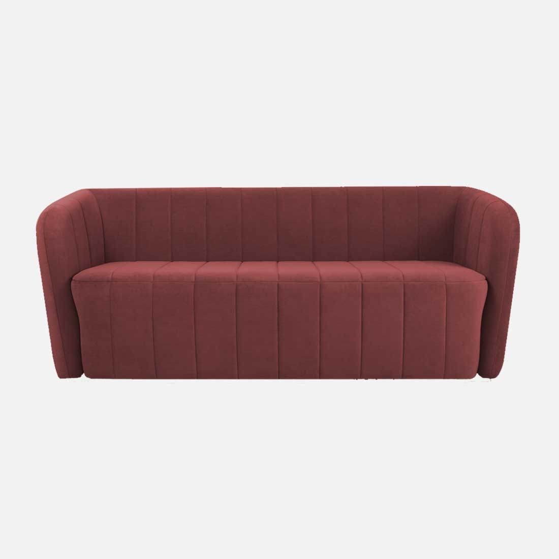 Candler Fabric Sofa (Pink)