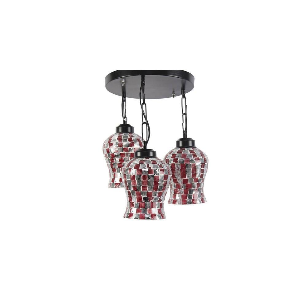 Corey Multicolour Glass Cluster Hanging Light