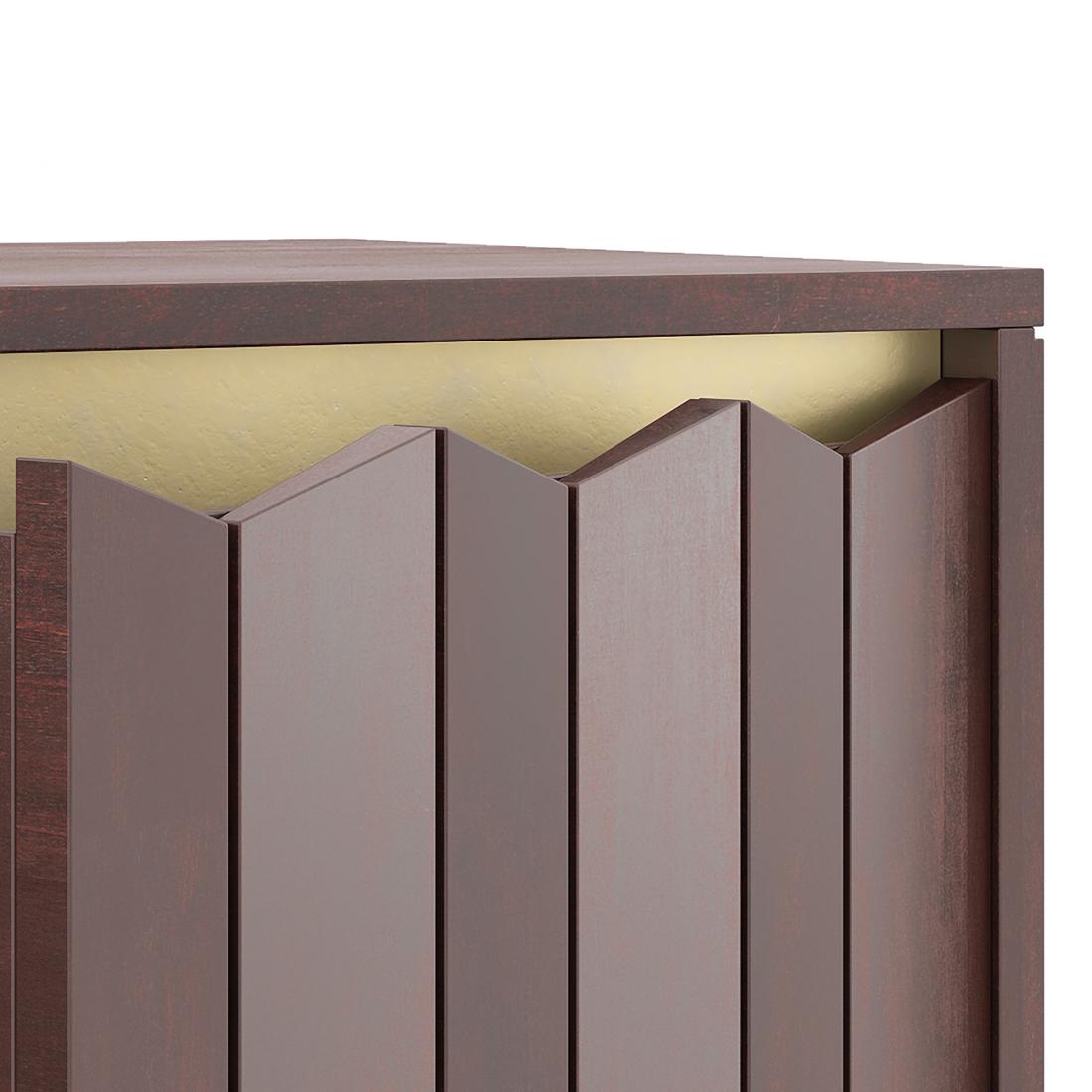 Keoni Solid Wood Sideboard in Claret Mahogany Finish