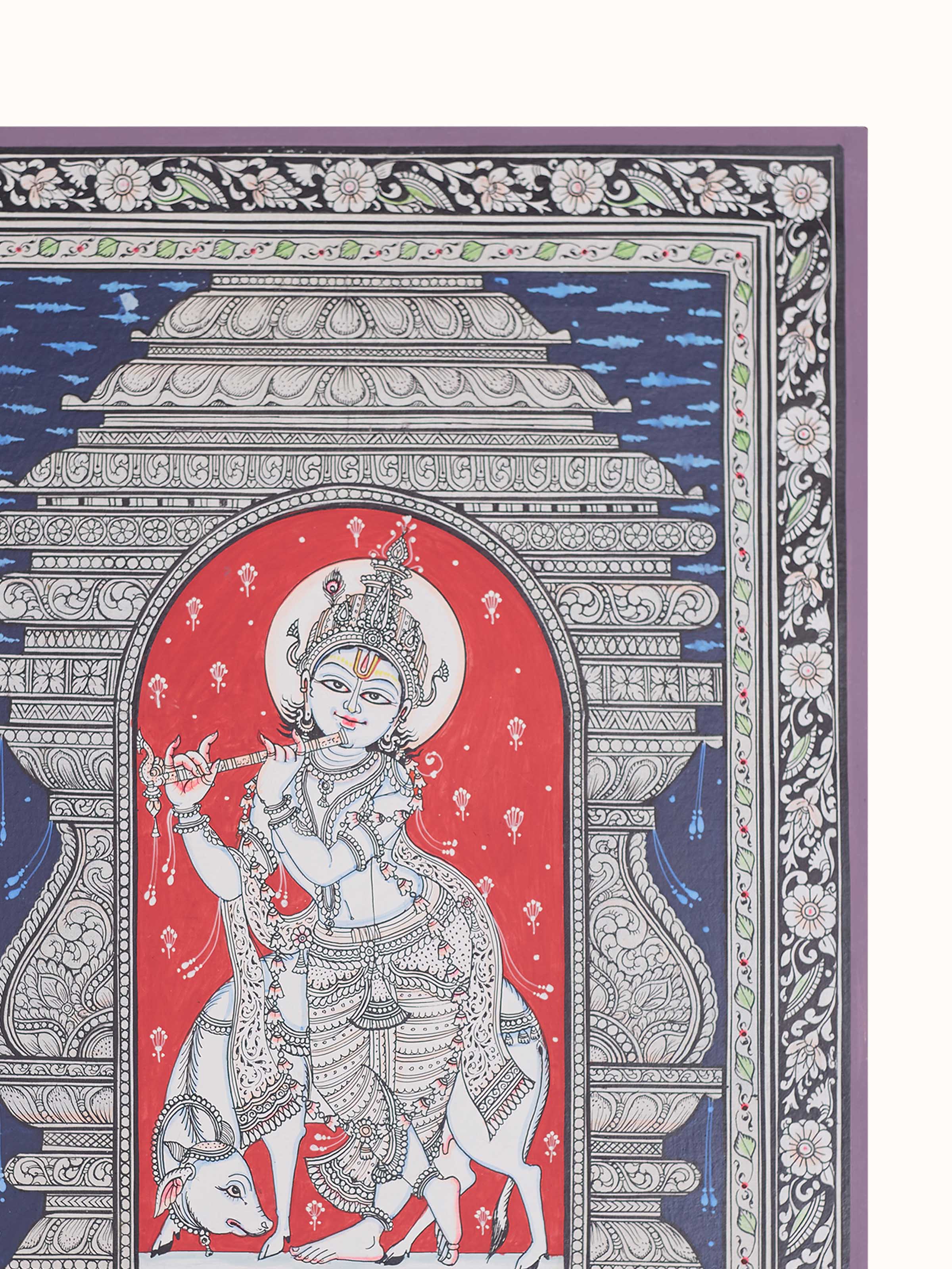 Kanha Silk Patachitra Painting
