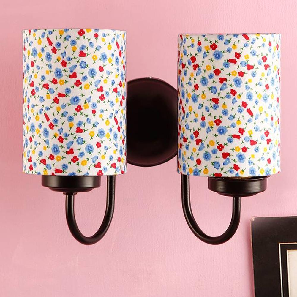 Kelten Multicolour Fabric Wall Light