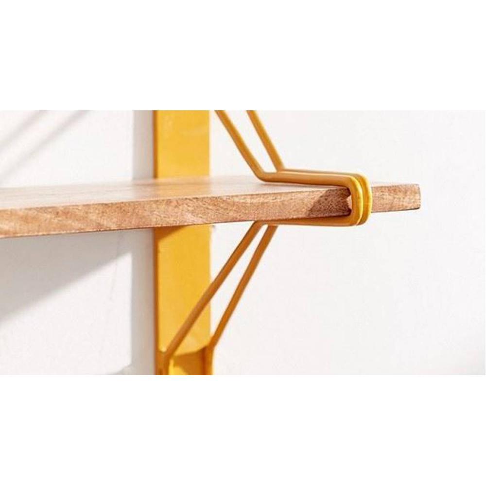 WOODENMOOD Rectangular Wall Rack