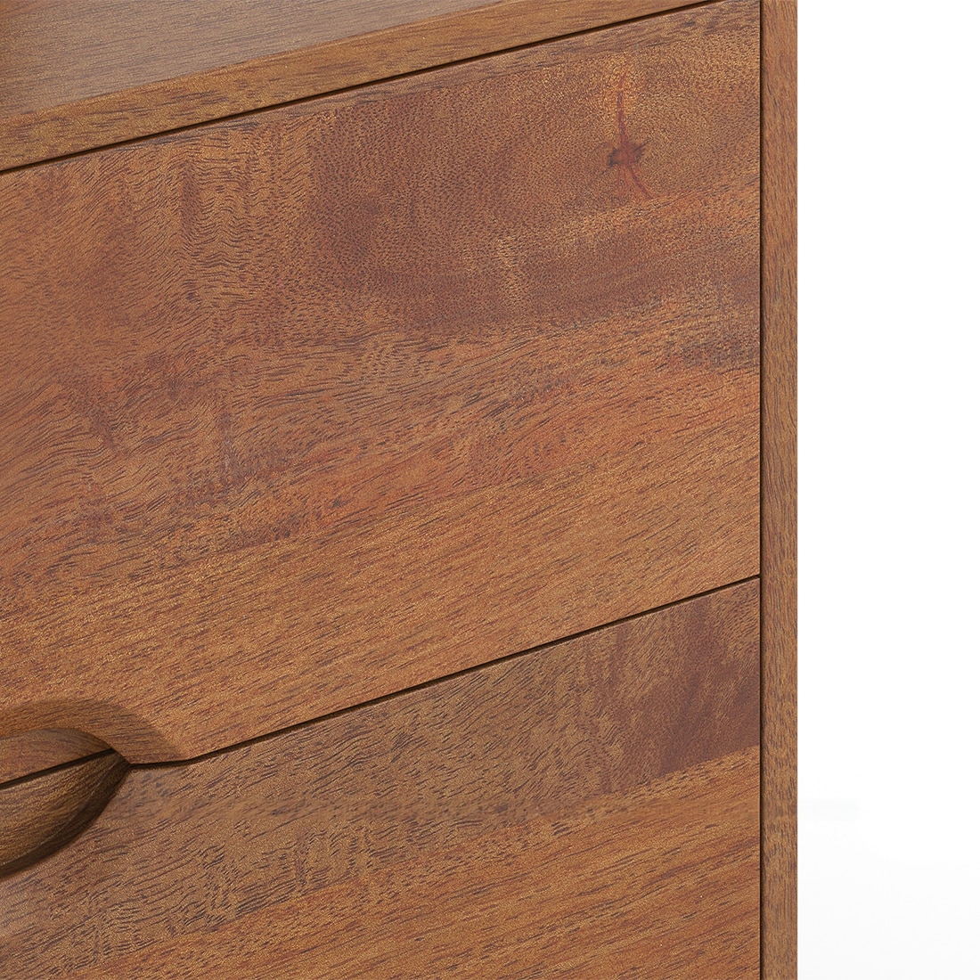 Zephyr Dresser with Mirror -Finish- Amber Walnut
