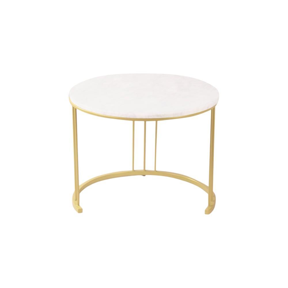 Fabriano Nesting Coffee Table In Gold Finish