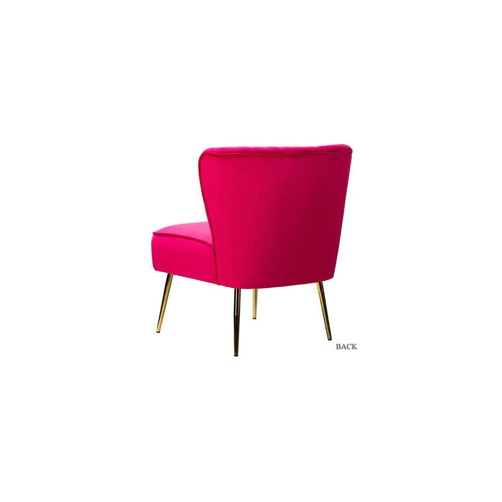 Fission Accent Chair in Pink Colour