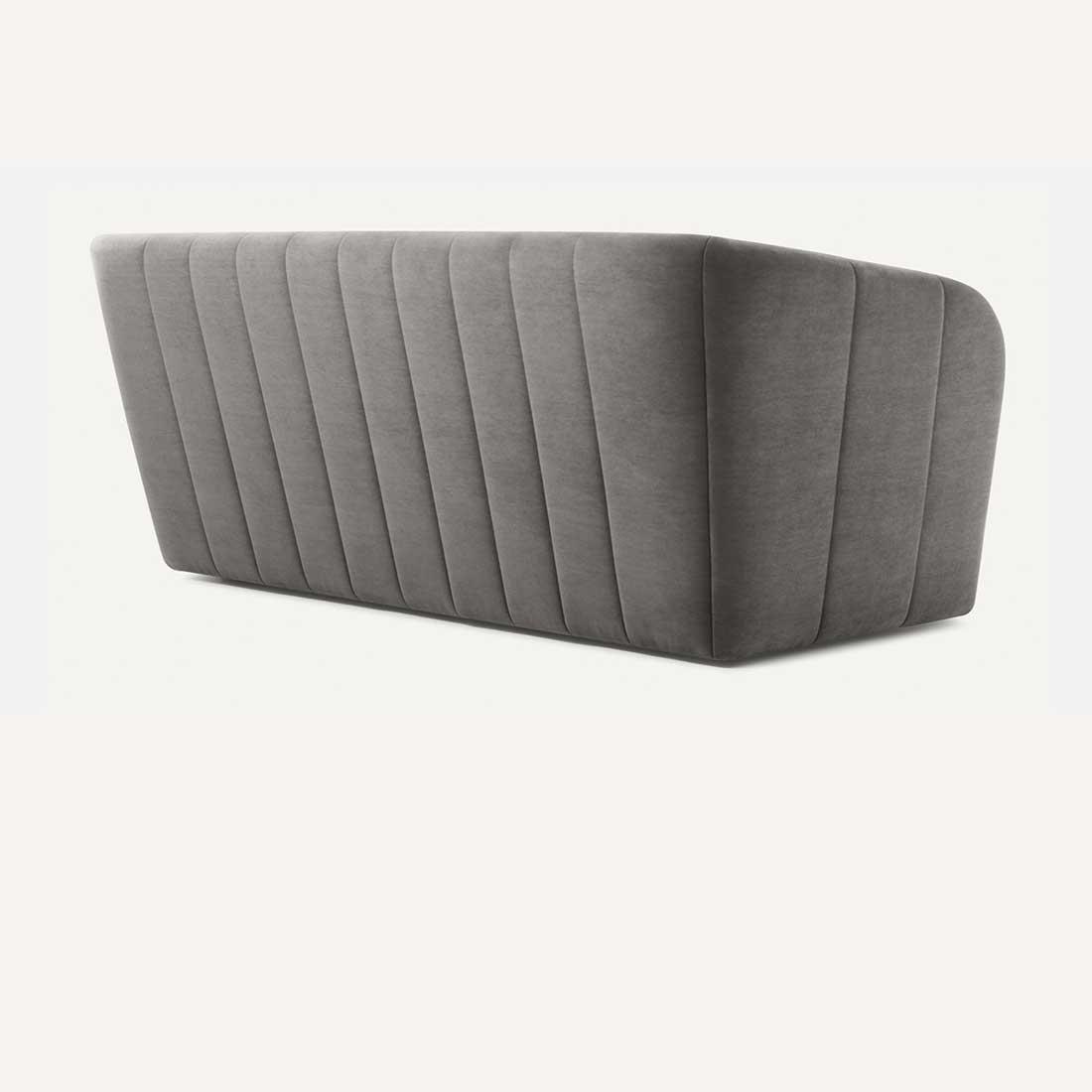 Candler Fabric Sofa (Grey)