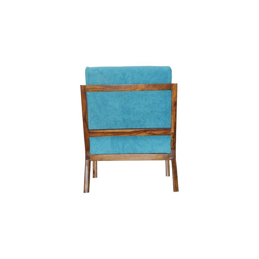 Solitude Accent Chair ( Blue Texture)