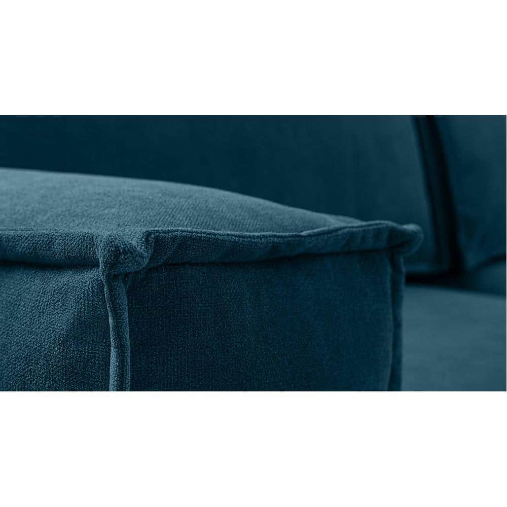 Skult 3 Pull Out Sofa Cum Bed In T Blue Colour