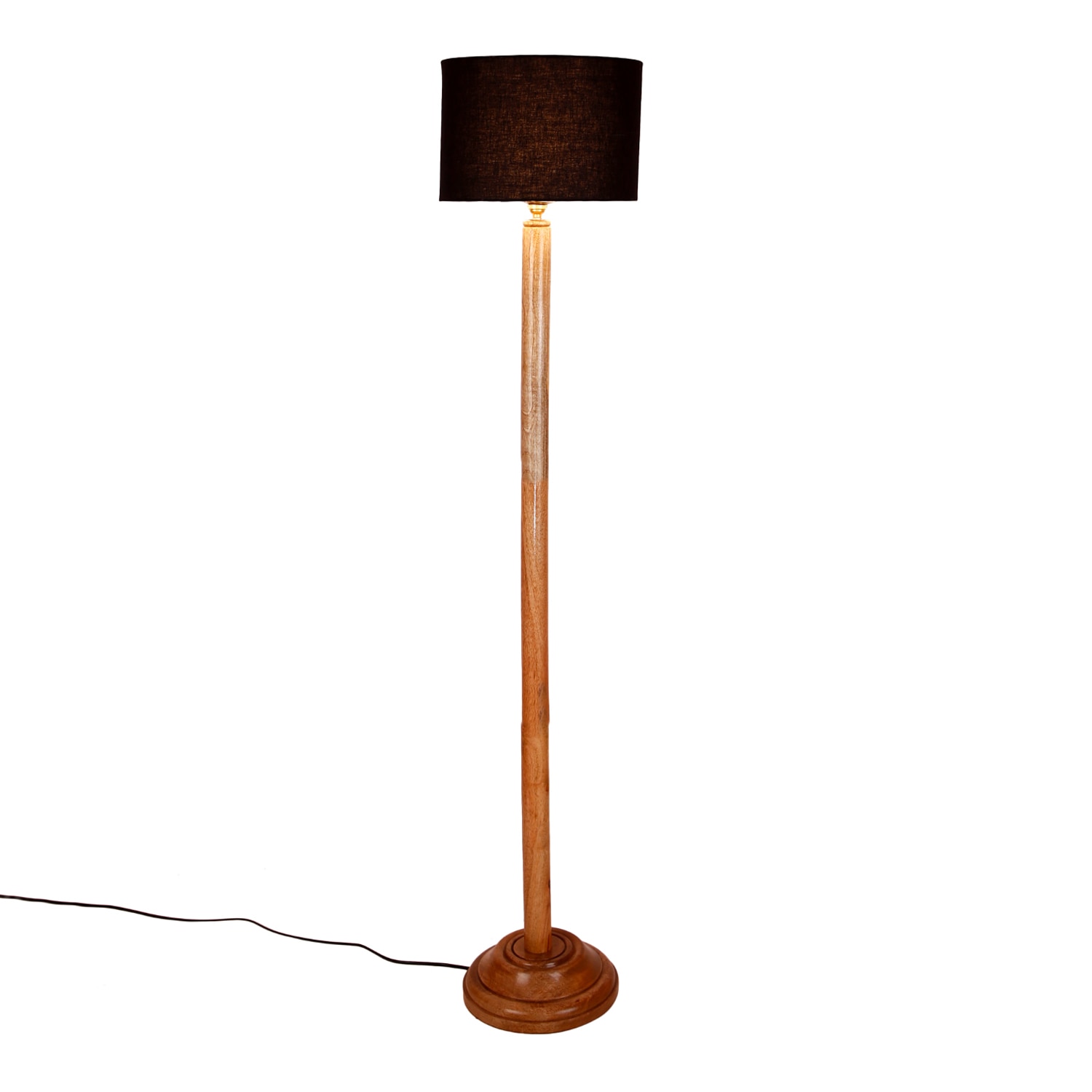 Devansh Wooden Foor Lamp