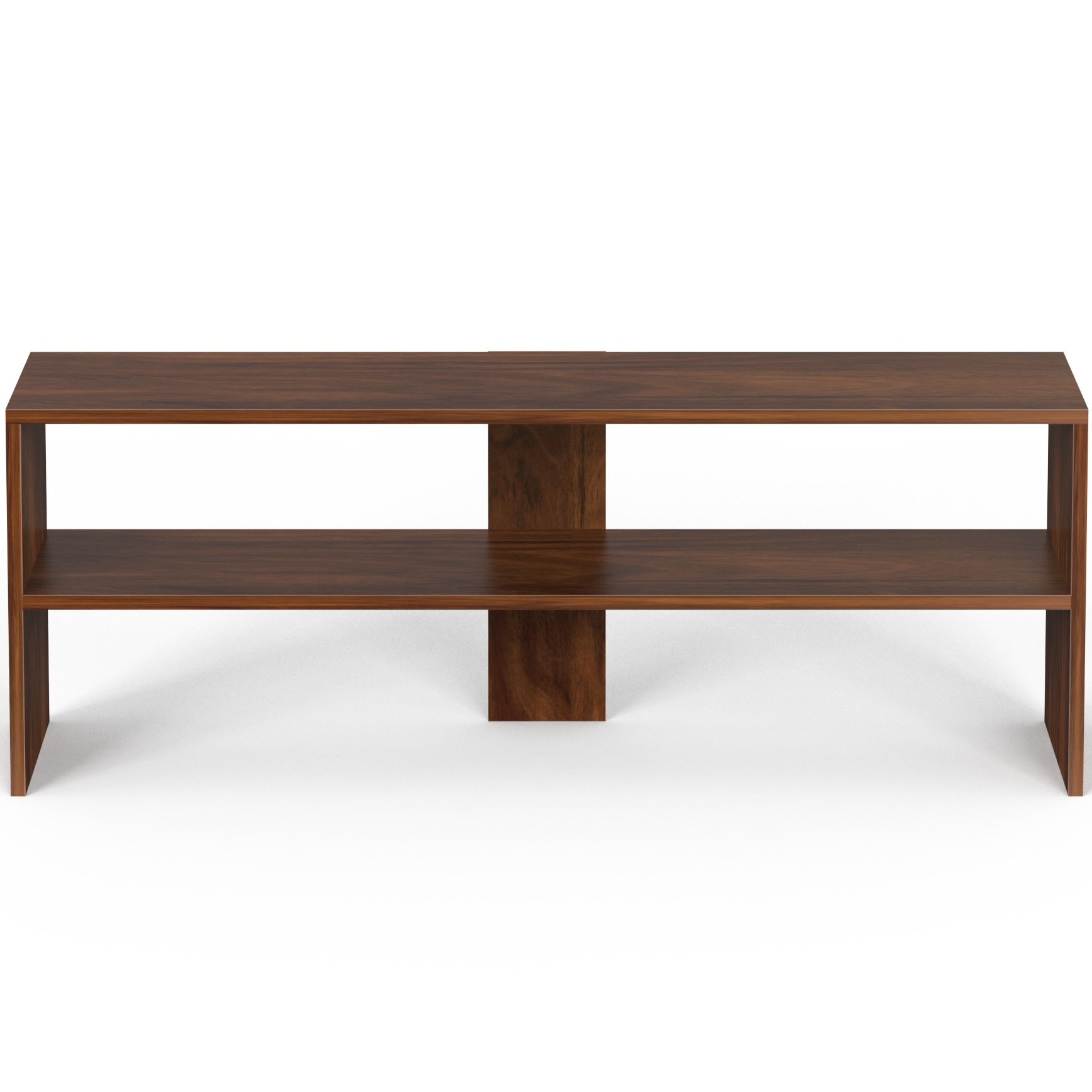 BLUEWUD Oliver Engineering Wood Floor Standing tv Unit for Living Room Set Top Box Stand/TV Cabinet Panel for Living Room with Shelves.