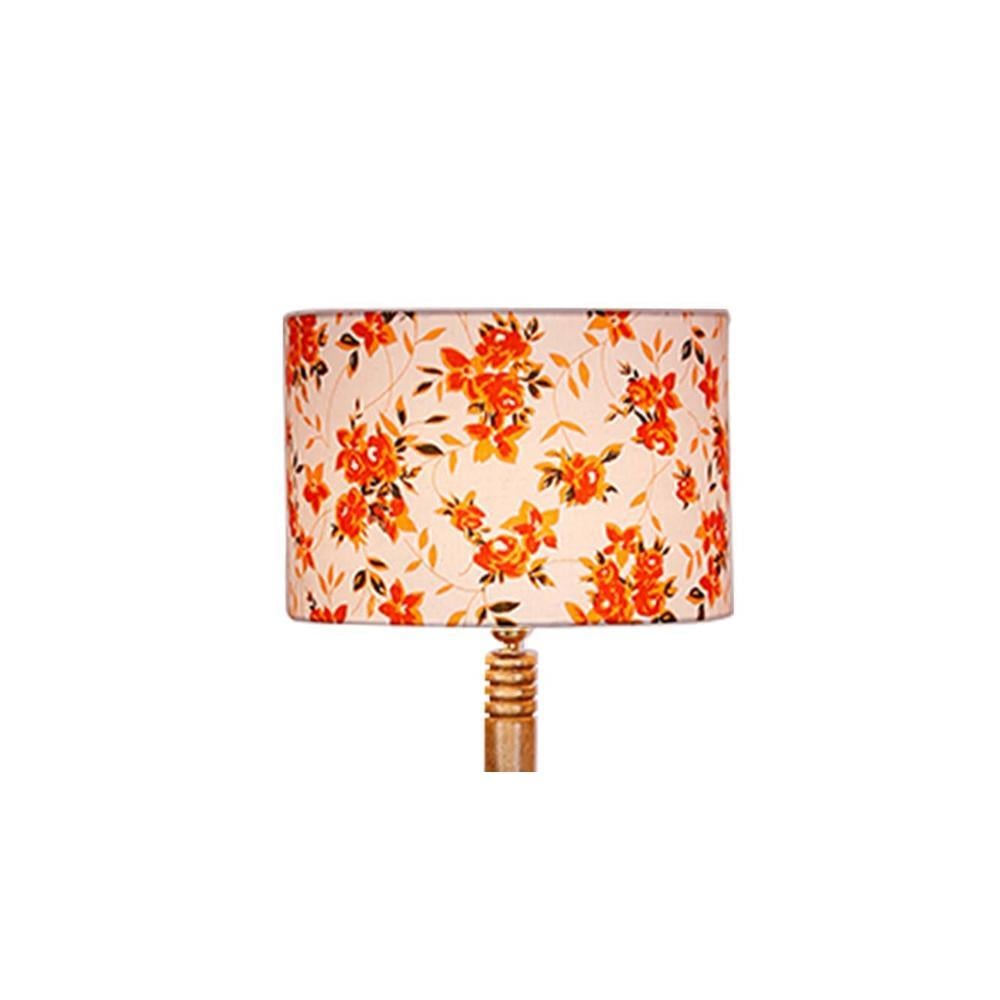 Heath Multicolour Cotton Shade Floor Lamp