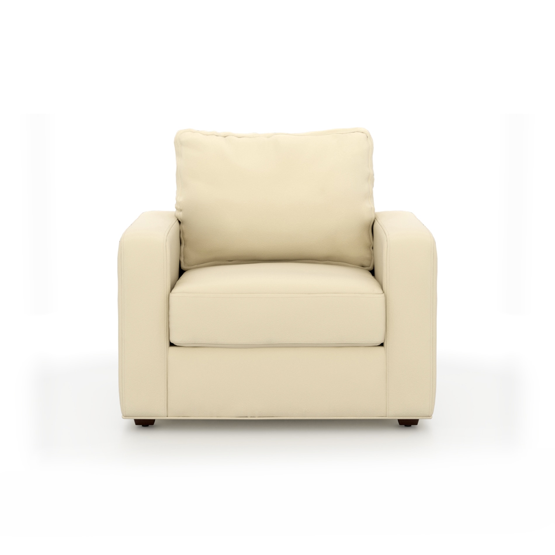 Apollo Sofa Set (Colour : Cream, Cushion : Hard, Back Type : Regular, Seater : 2+1+1)