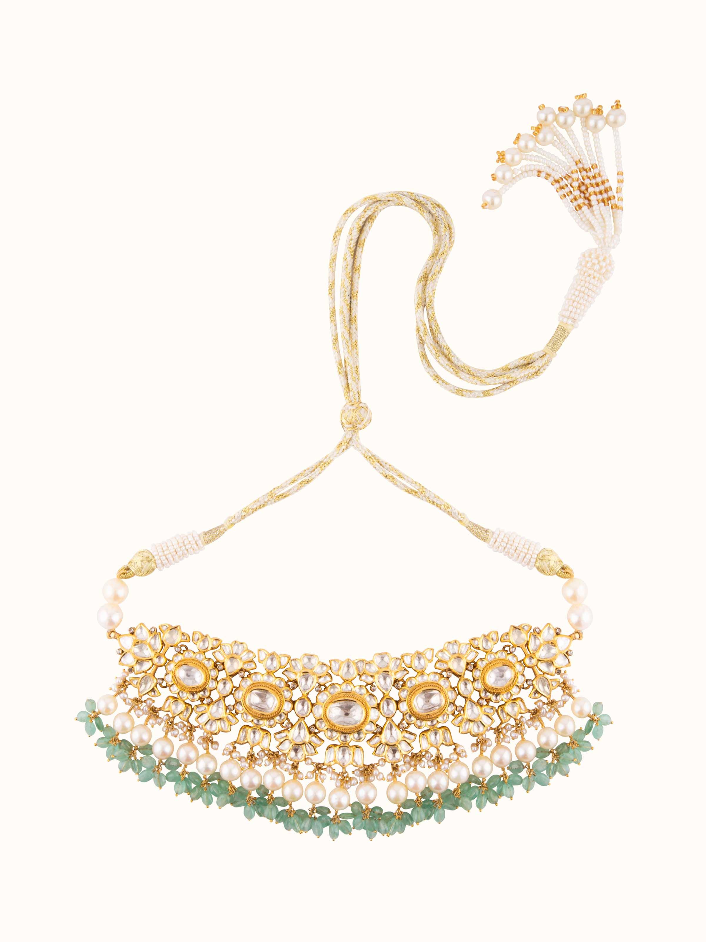 Jadau 18 Karat Gold Choker