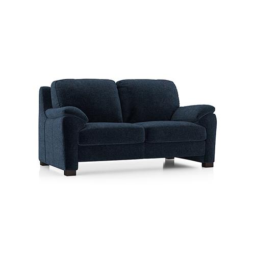Farina Premium 2 Seater Fabric Sofa in Cobalt Colour