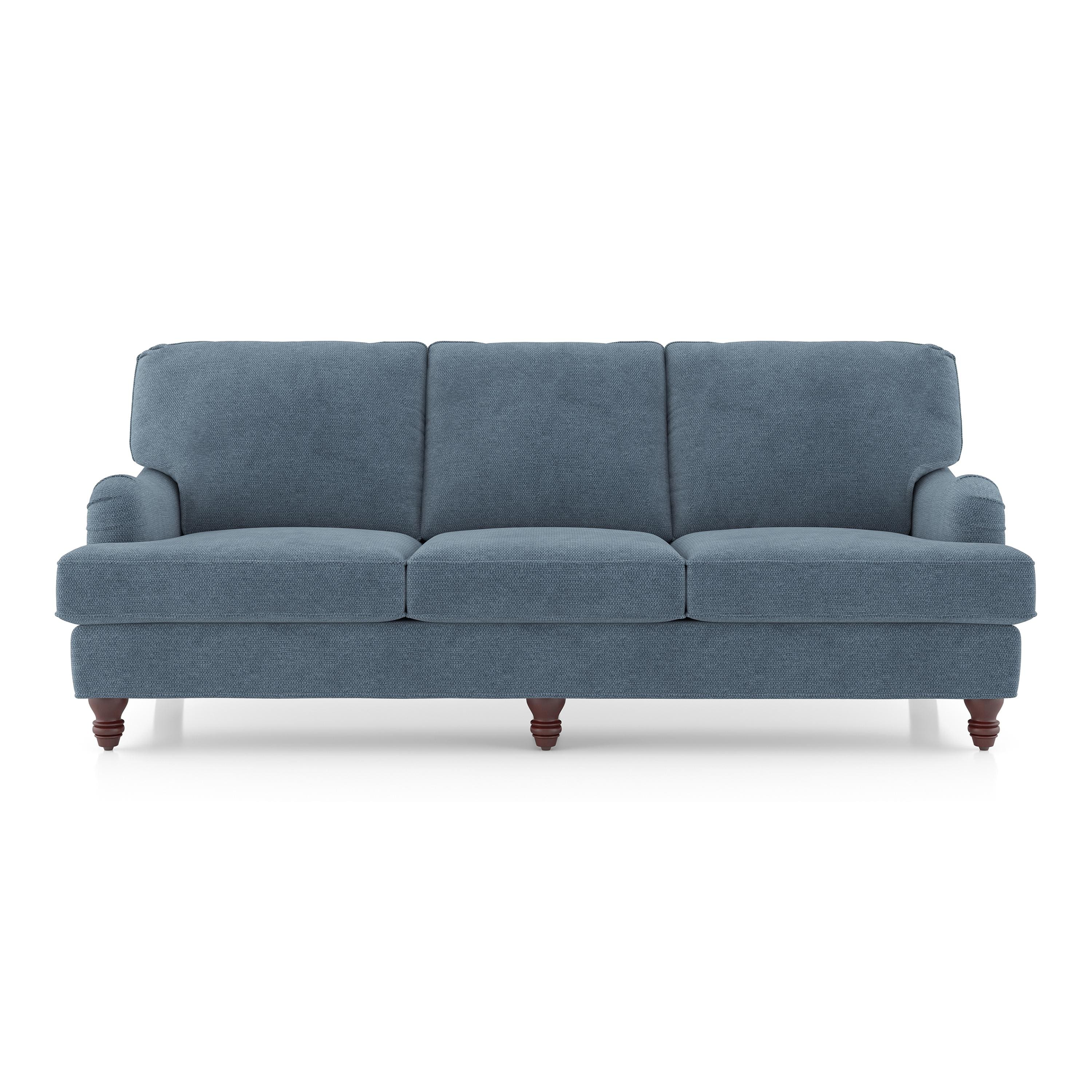 Ophelia 3 Seater Fabric Sofa In Ocean Weave