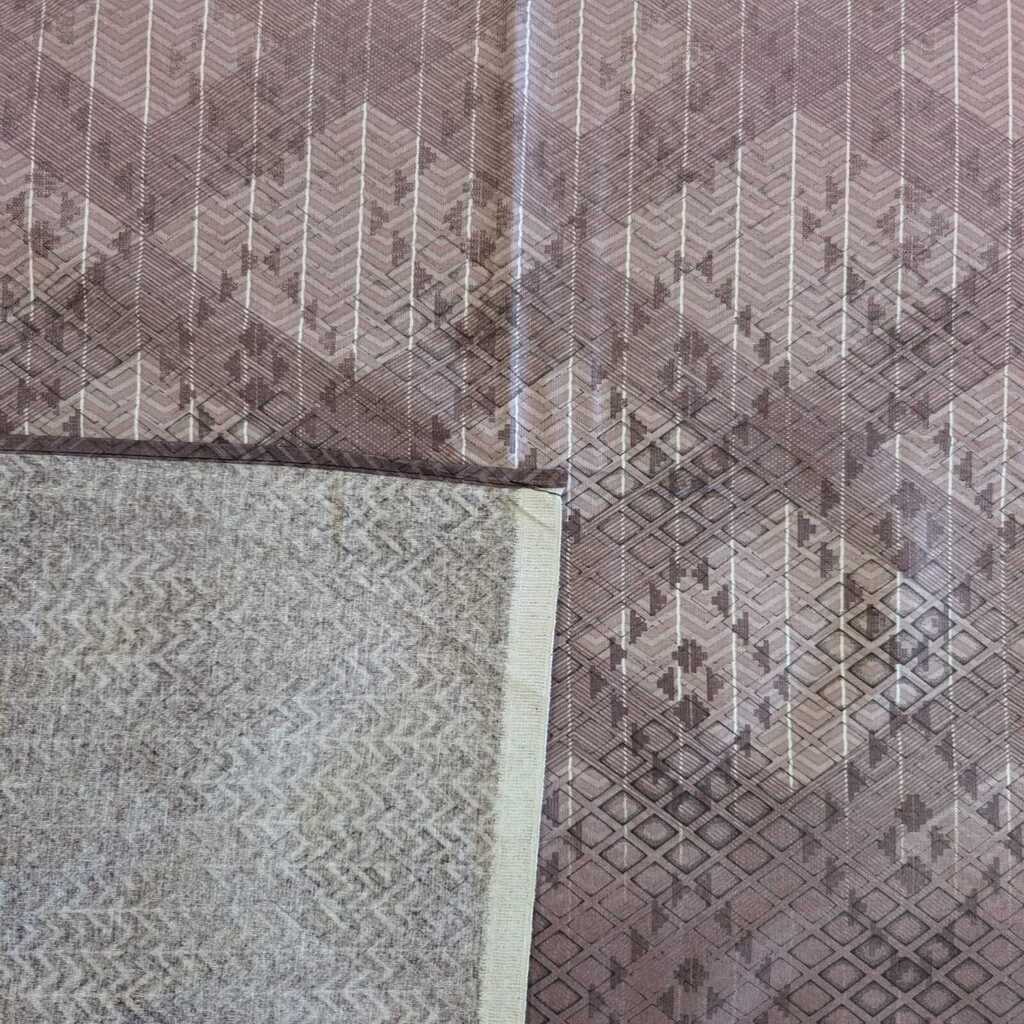 Multicolor Mulberry Shade Abstract 400 TC Cotton Flat Super King Size Bedsheet With 2 Pilllow Covers