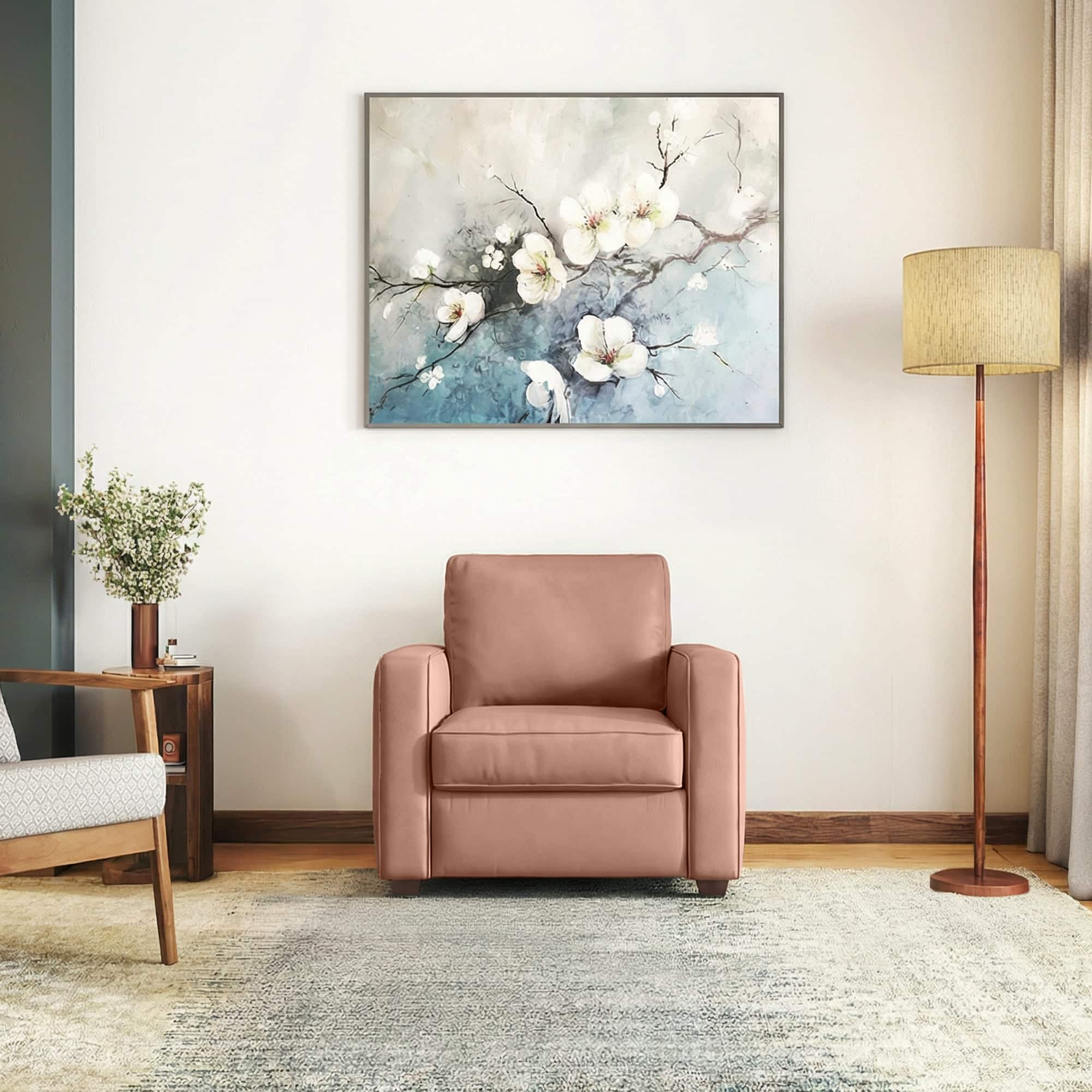 Apollo Compact 1 Seater Fabric Sofa