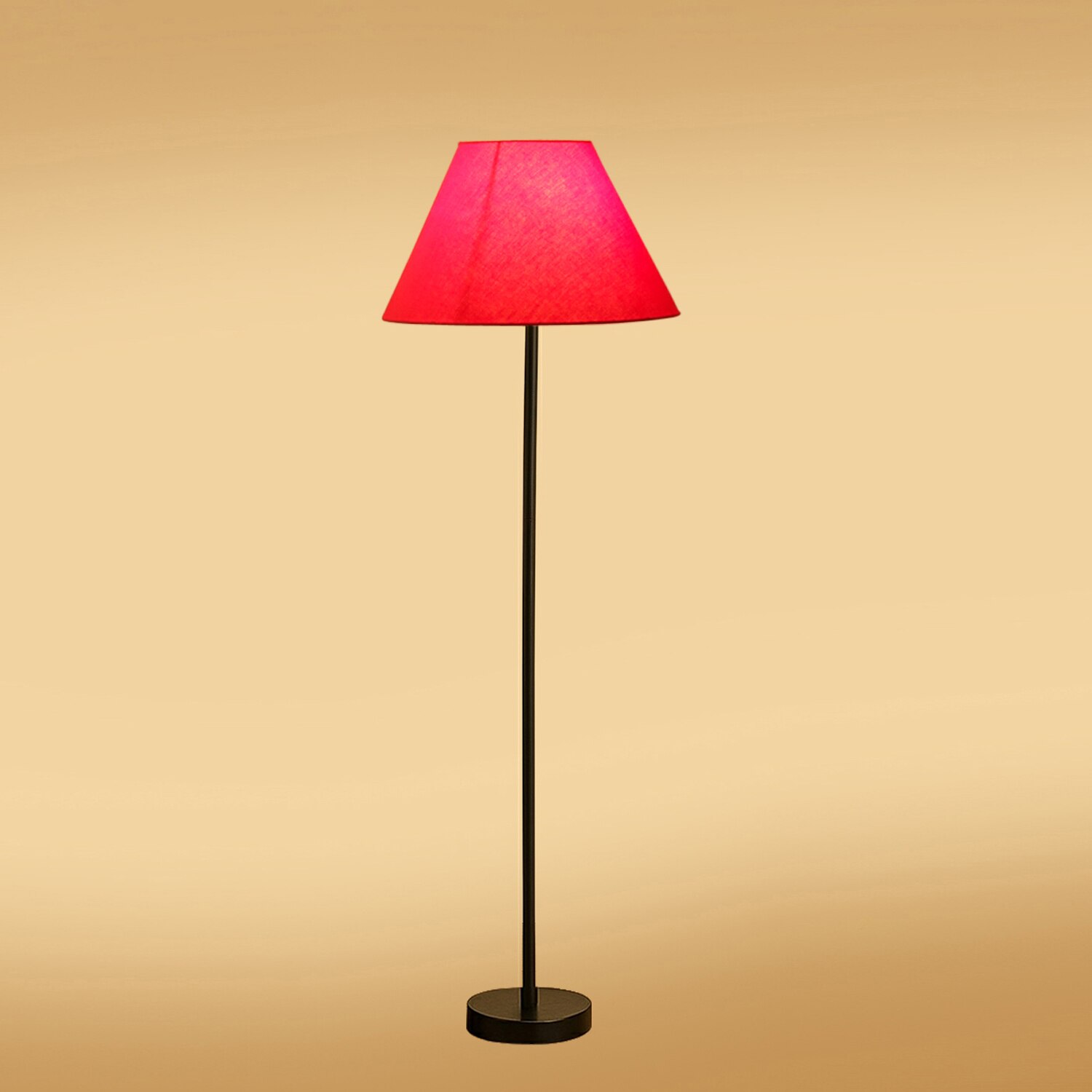 Devansh Wood Floor Lamp
