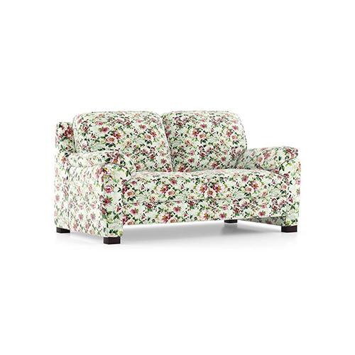 Farina Luxe 2 Seater Fabric Sofa in Clara Velvet Colour