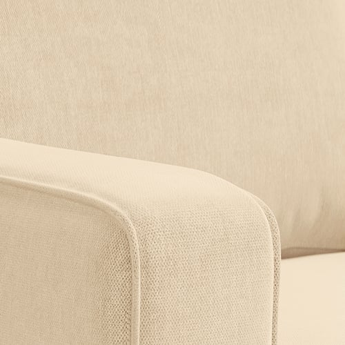 Apollo Sofa Set (Colour : Birch Beige, Cushion : Soft, Back Type : High Back, Seater : 3+1+1)