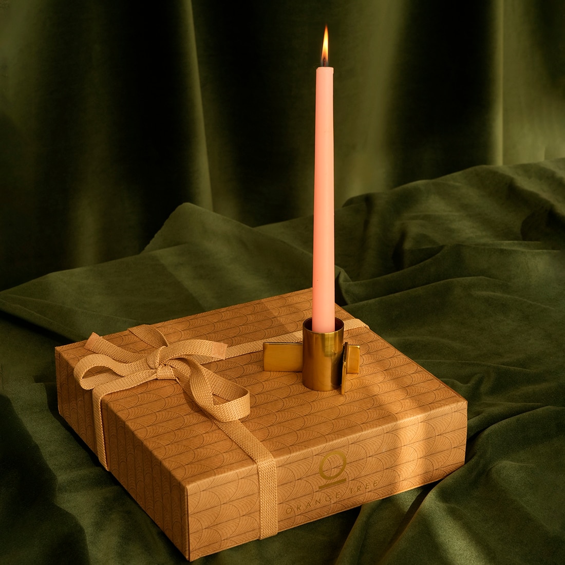 Solis Arc Candle Stand - Orange Tree