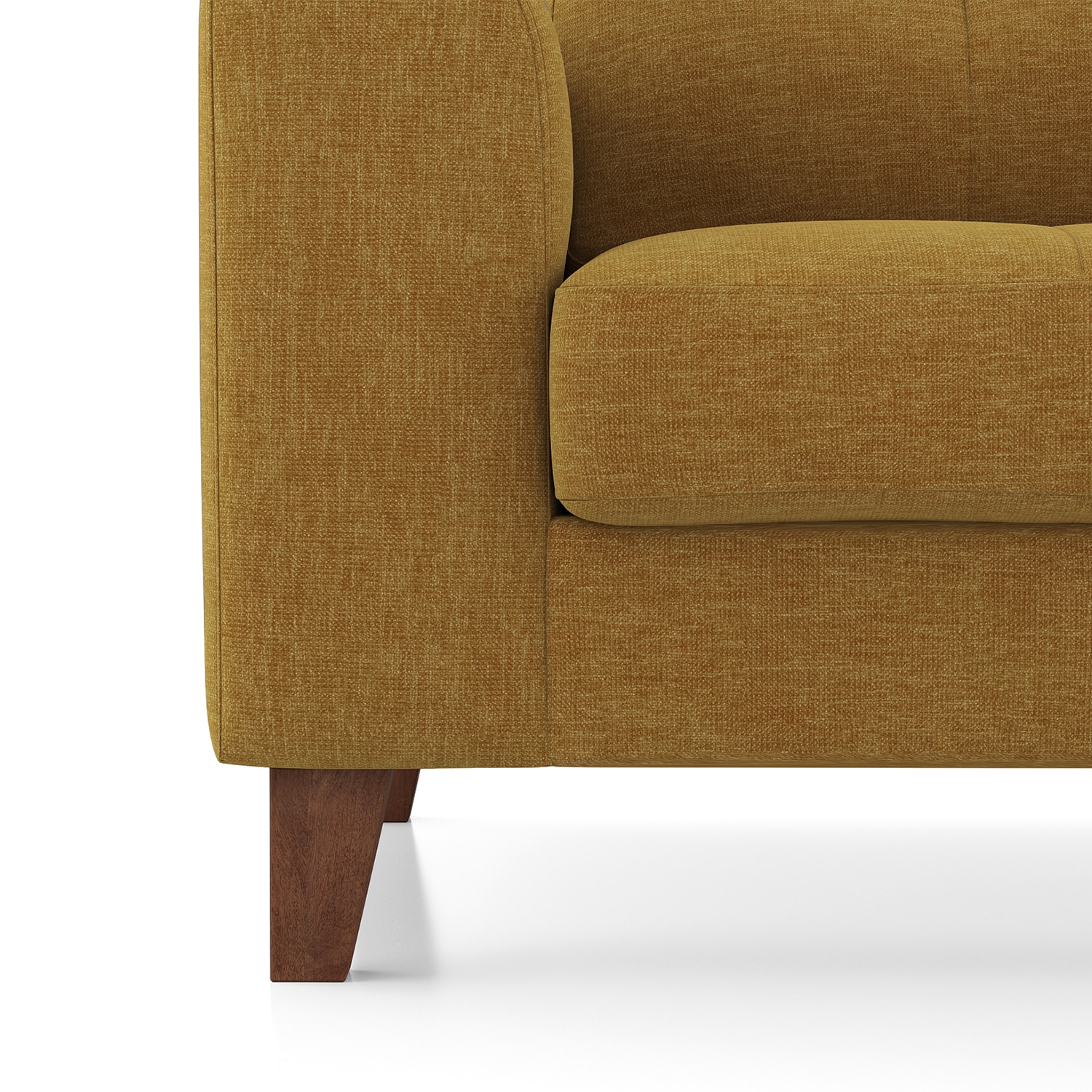 Verona Sofa Set (Colour: Ochre, Seater: 2+1+1)