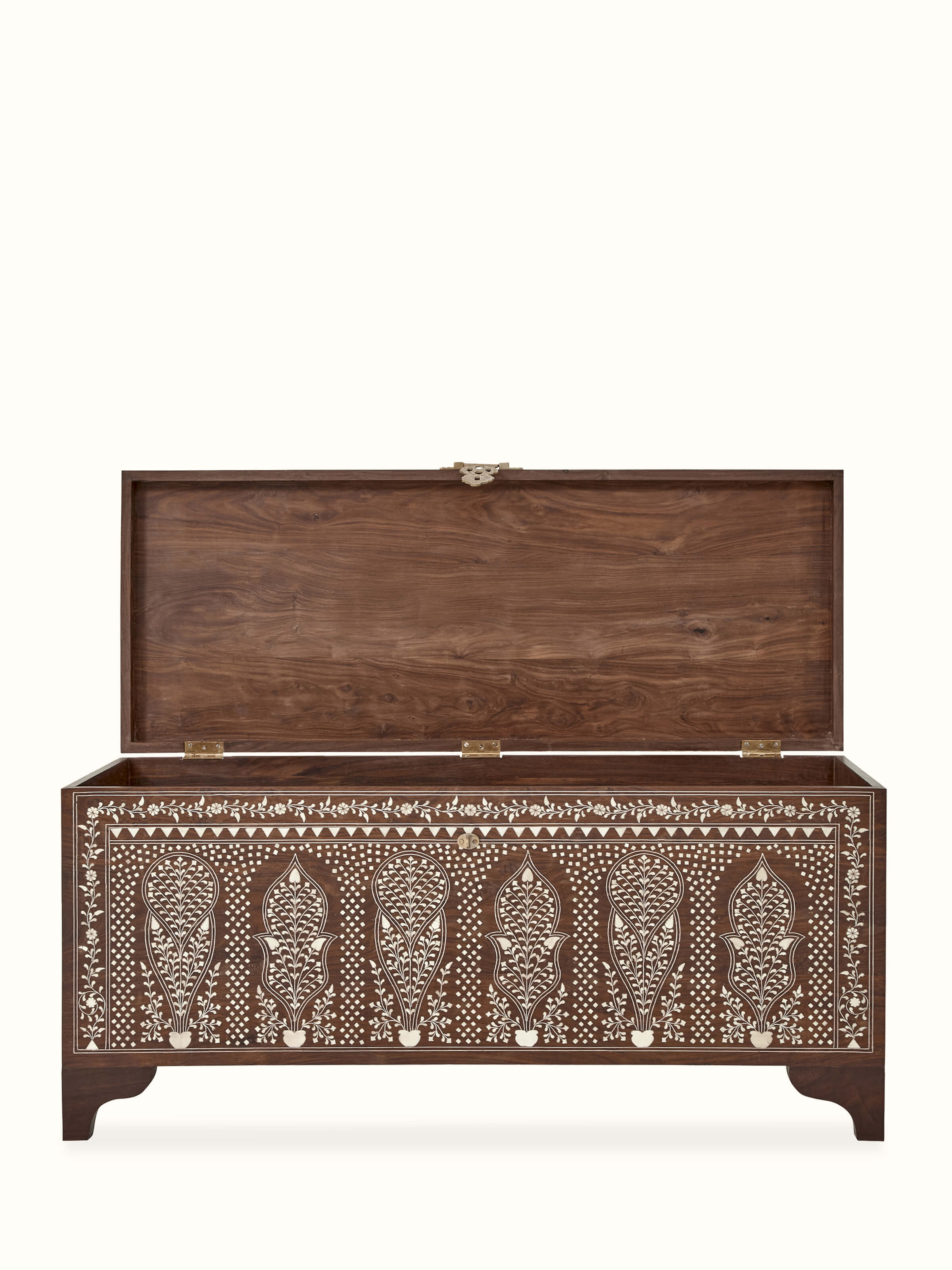 Sheesham Wood Bone Inlay Trunk