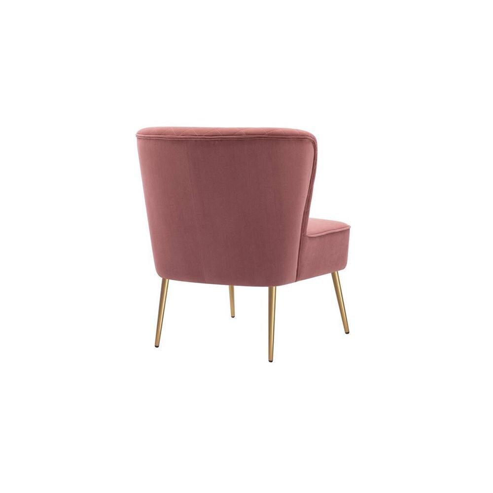 Ruba Accent Chair in Pink Colour