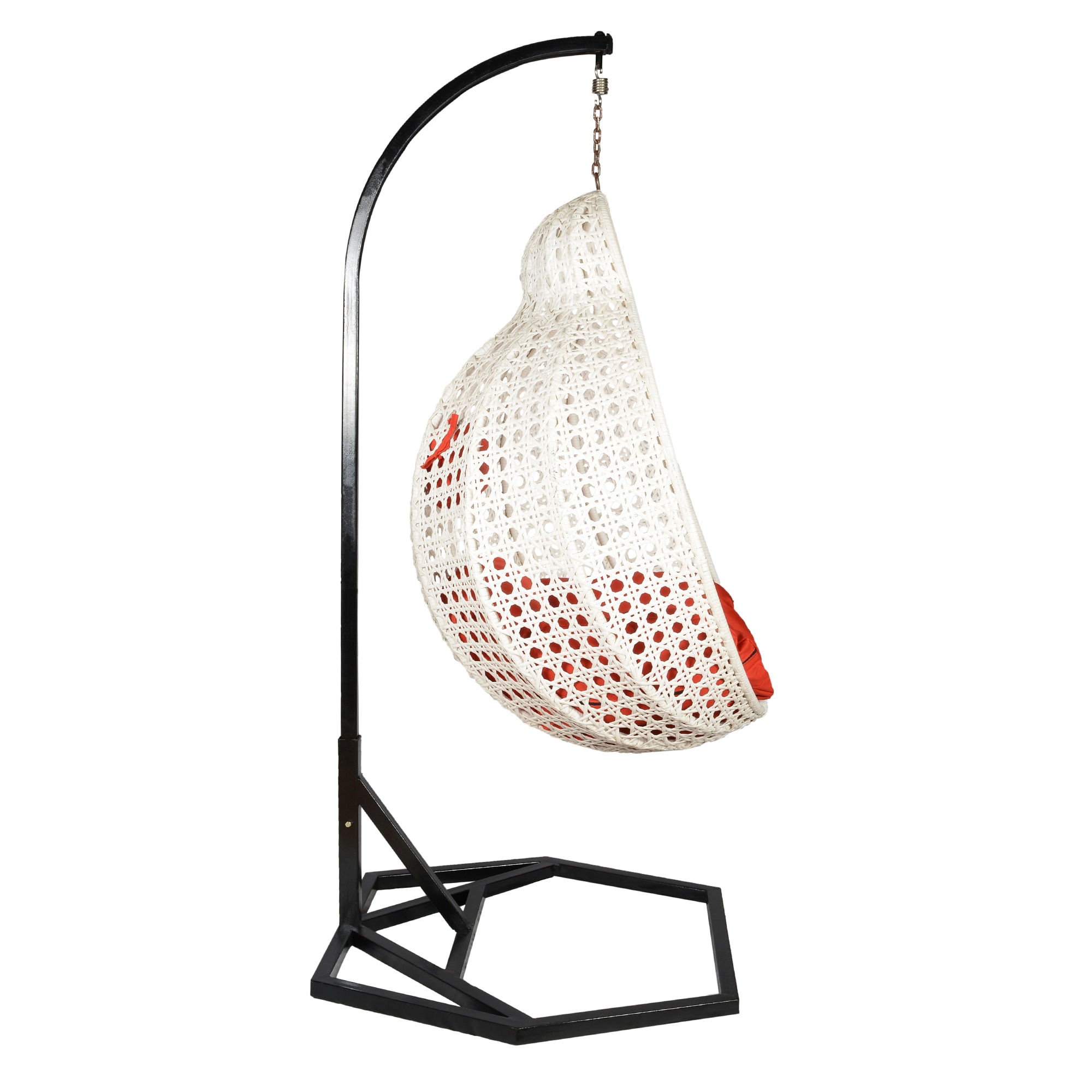 Jungfrau Wicker Swing In White Color 6T