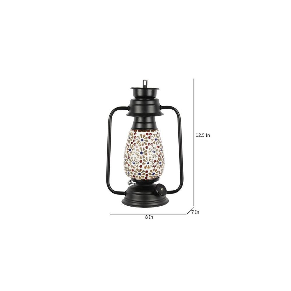 Eden Multicolor Metal Wall Mounted Lantern Lamp
