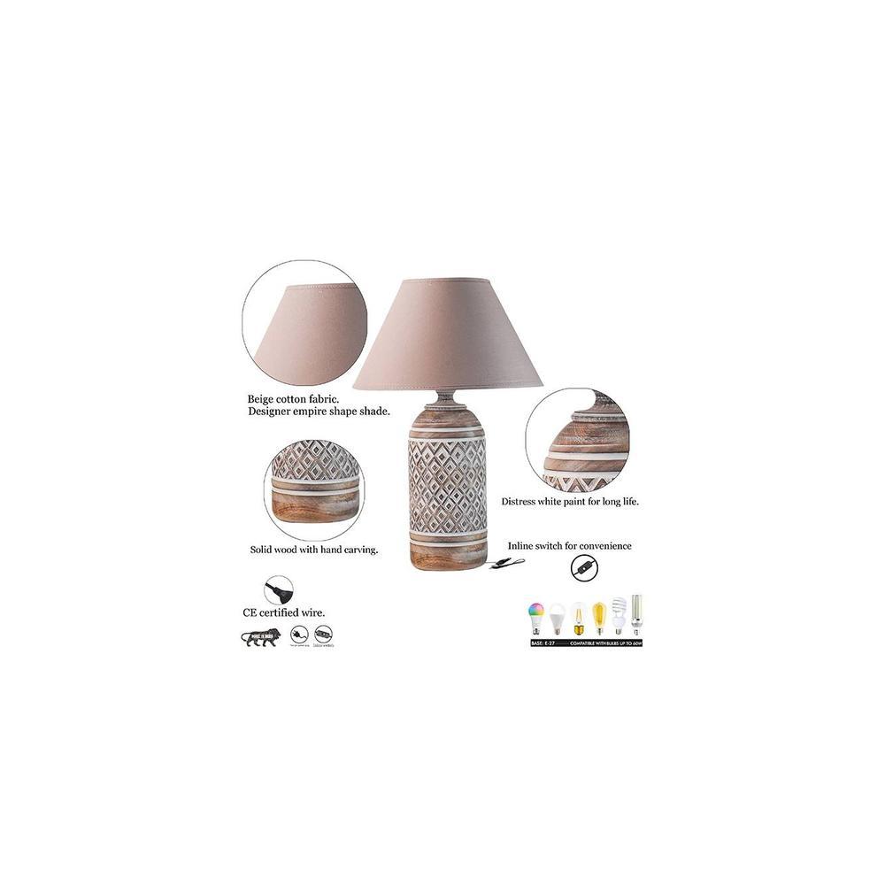 Audrey - Beige Table Lamp
