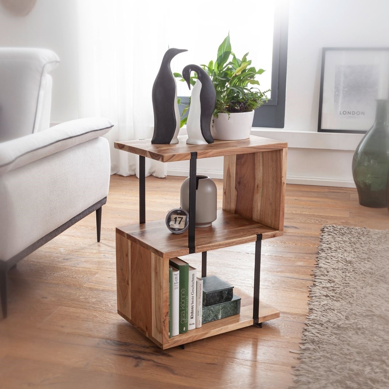 Garrick Solid Wood Side Table