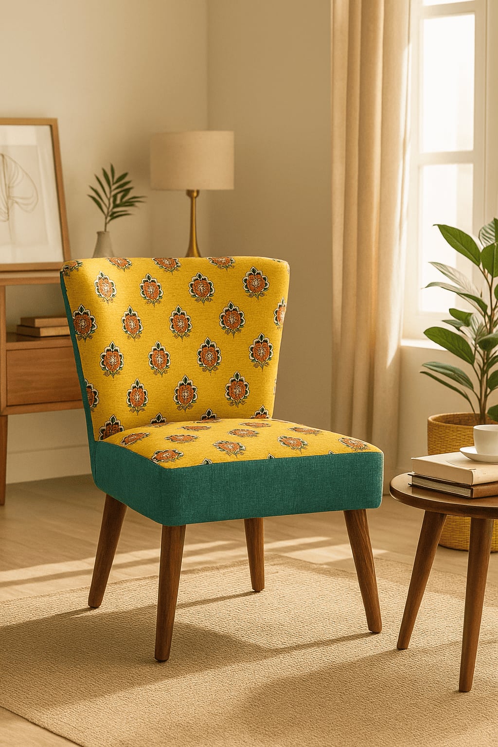 Tiara Yellow Ambi Accent Chair