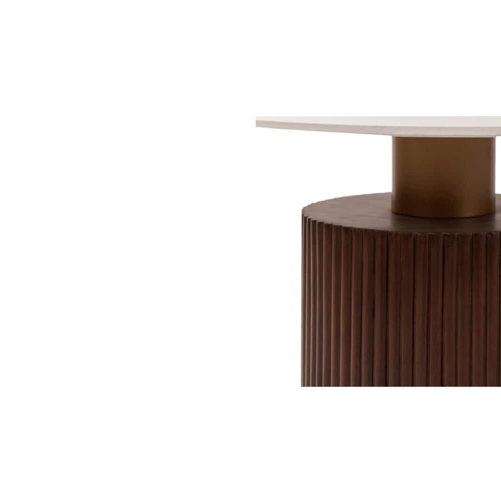 Solano Coffee Table In Dark Walnut Finish