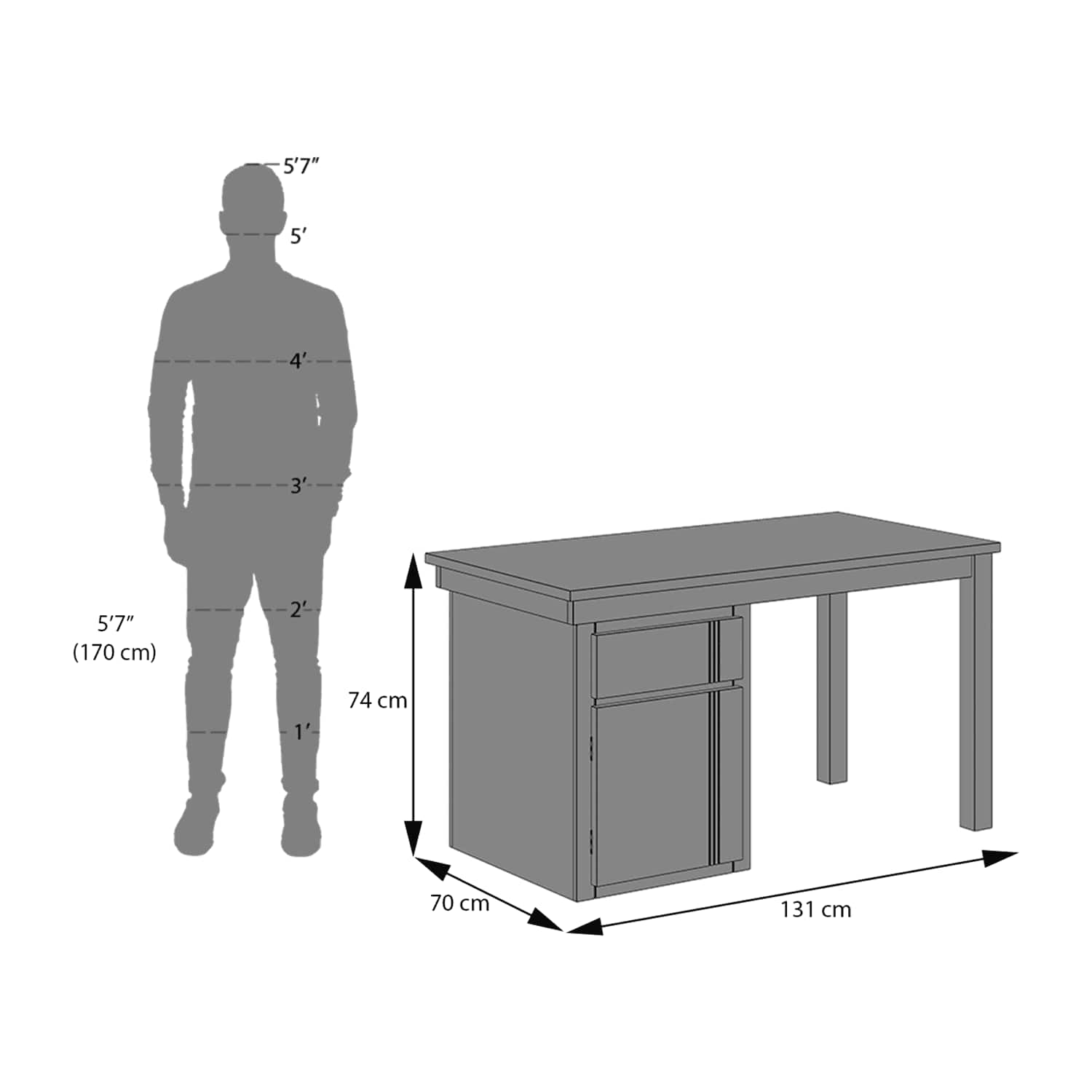 Bradbury Desk Size Large In Mango Mahogany Finish