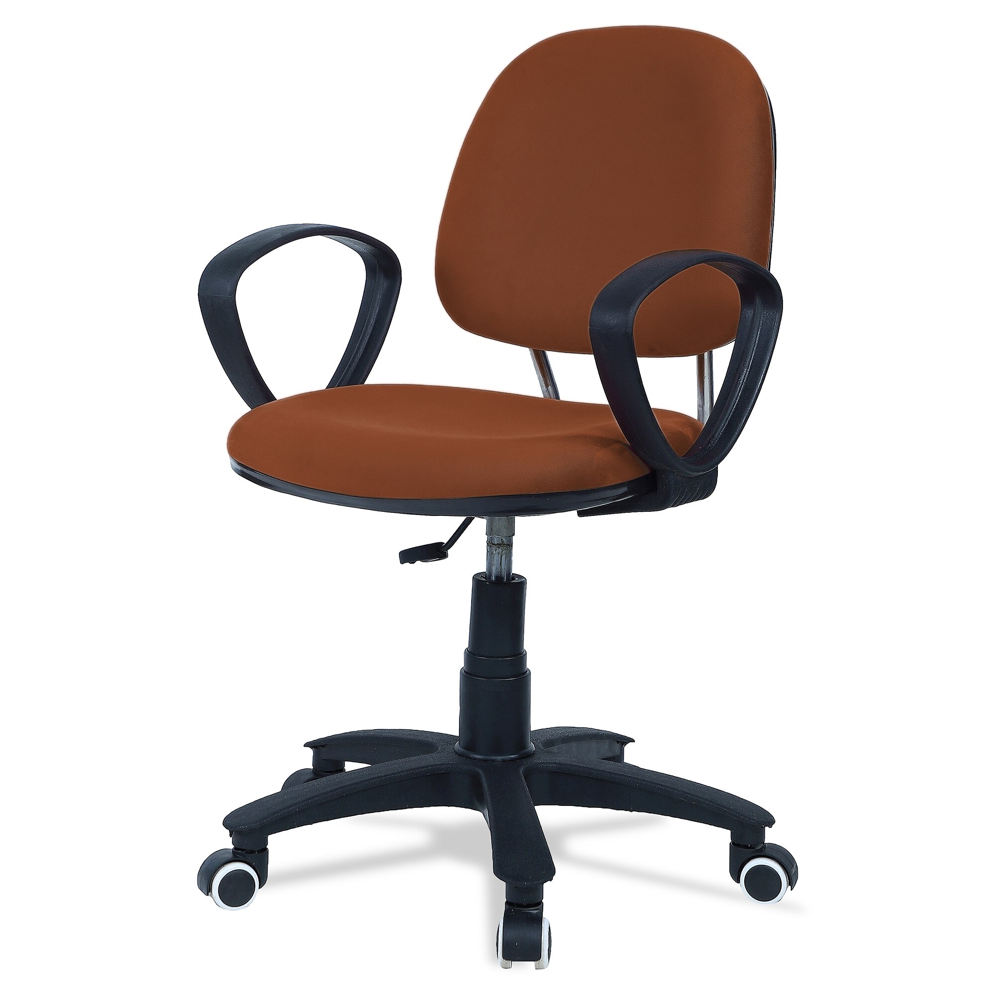 Doriona Low Back Ergonomic Chair in Brown Colour