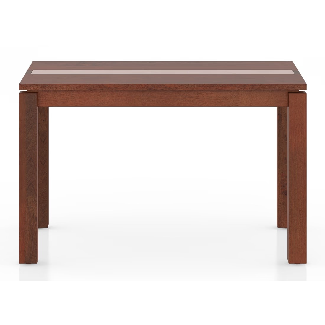 Atlas Crest Storage Solid Wood 4 Seater Dining Table With Atlas Dining Chairs Set