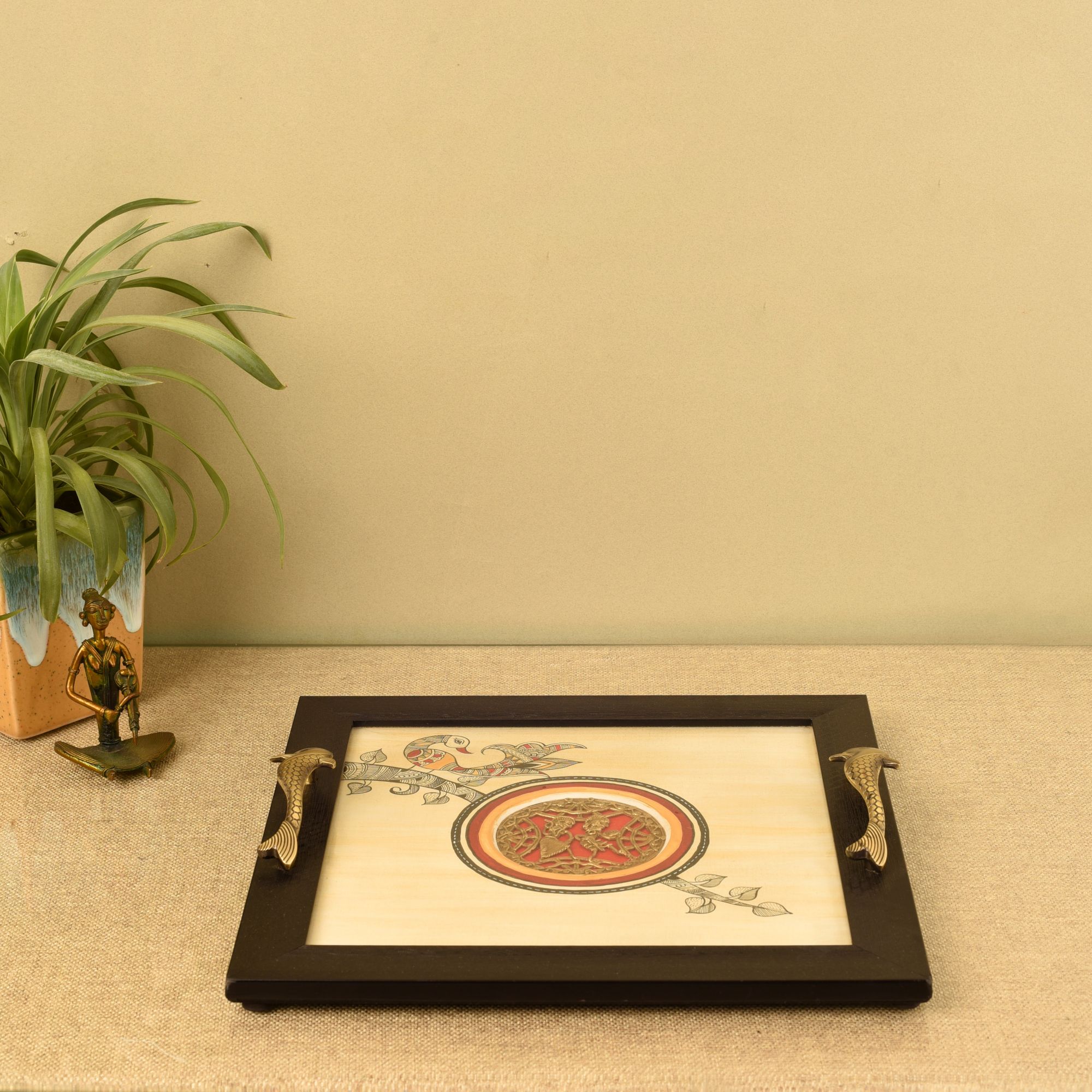 Artisan's Harmony Handcrafted Tray