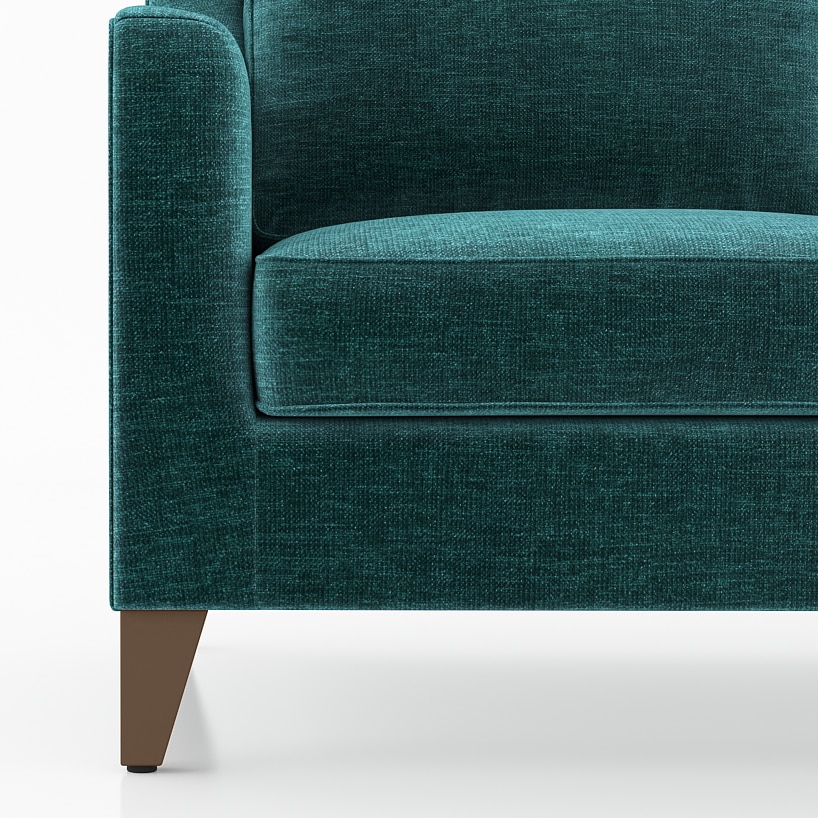 Abbey Sectional Sofa (Colour : Malibu, Cushion : Soft, Seater : Right Aligned 2 Seater + Right Aligned Chaise)