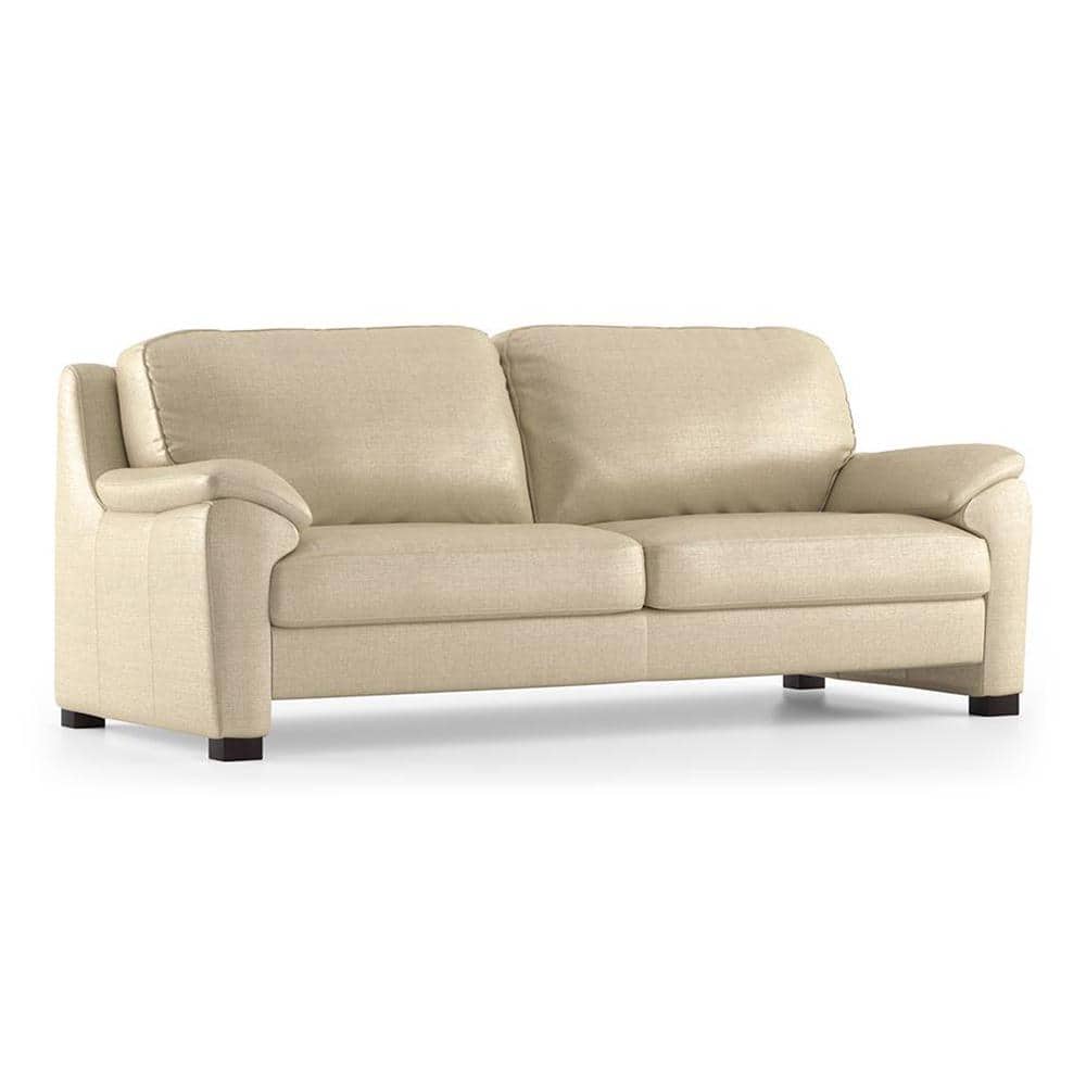 Farina Essential 3 Seater Fabric Sofa in Pearl Colour
