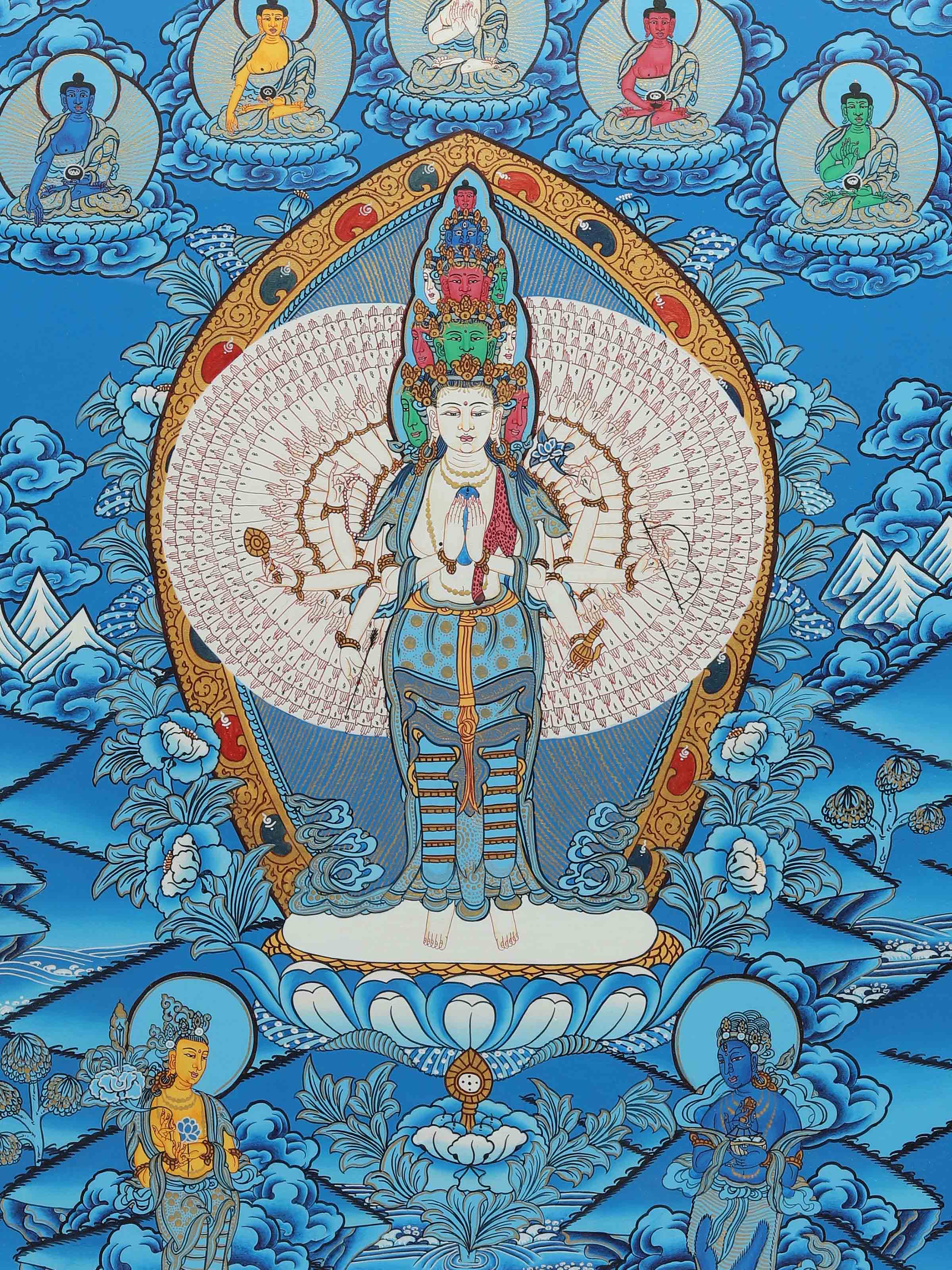 Serene Thangka Painting