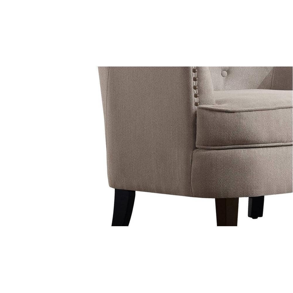 Brogen Accent Chair in Beige Colour